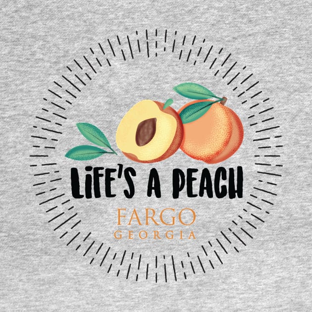 Life's a Peach Fargo, Georgia by Gestalt Imagery